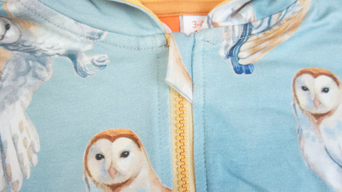 Hoodie Zipper Owls